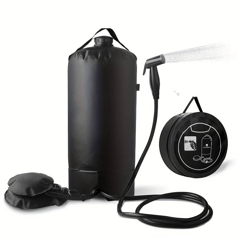 4 Gallon Portable Shower Bag Waterproof Solar Heated With - Temu